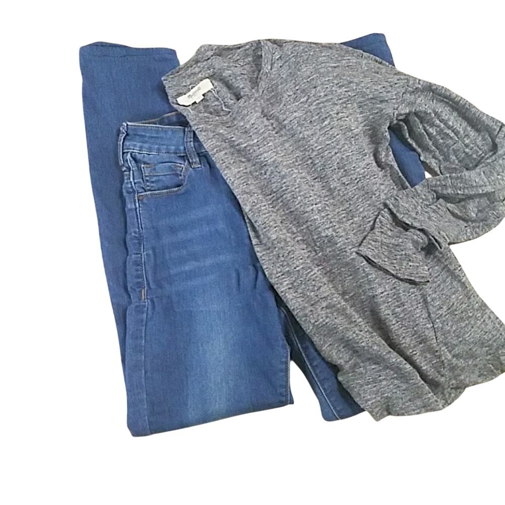 Madewell gray long-sleeve casual‎ tee size M